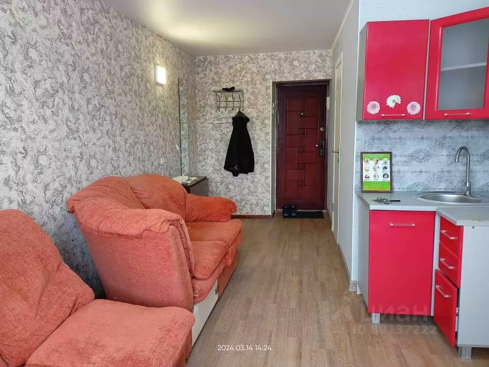 Студия Пермский край, Пермь Чебоксарская ул., 3 (18.0 м) - Фото 1