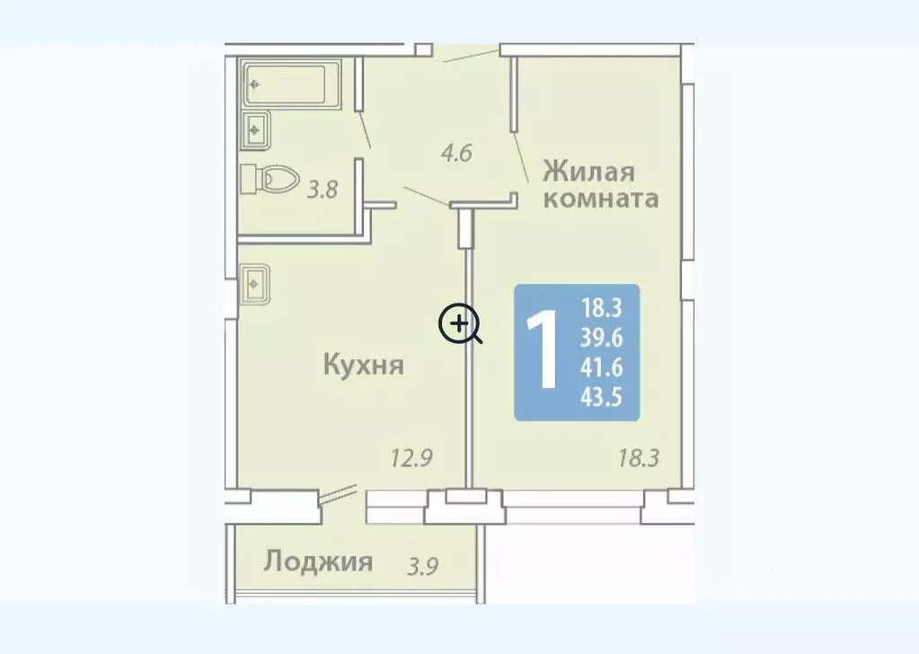 1-к кв. Чувашия, Новочебоксарск Советская ул., 54 (42.0 м) - Фото 1