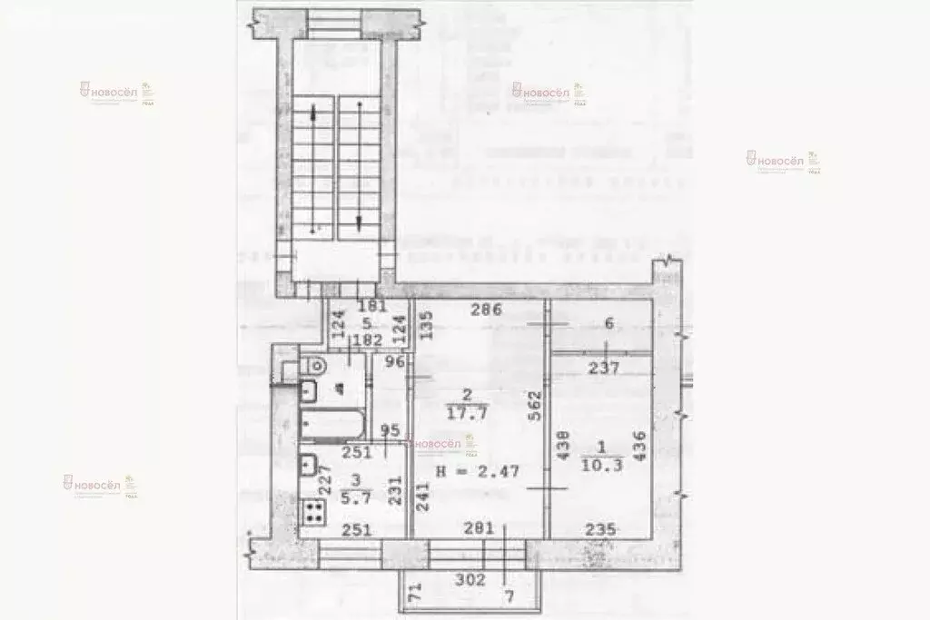 2-комнатная квартира: Екатеринбург, улица Мичурина, 56 (44 м) - Фото 0