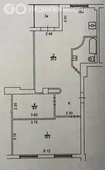 2-комнатная квартира: Москва, улица Чаянова, 10с1 (67 м) - Фото 1