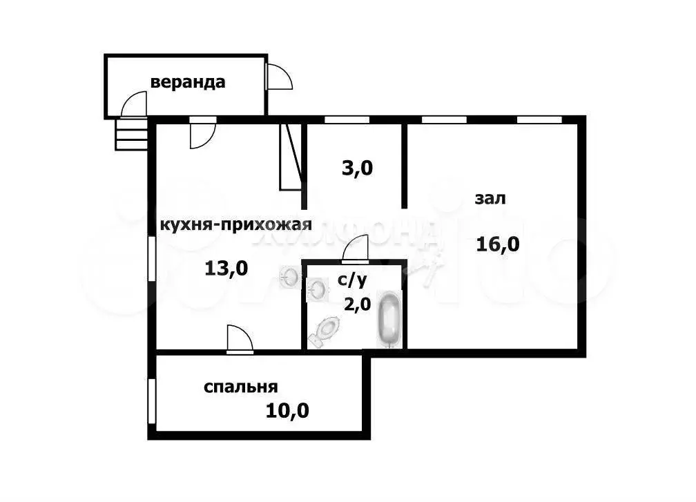 Дом 44 м на участке 7,6 сот. - Фото 0