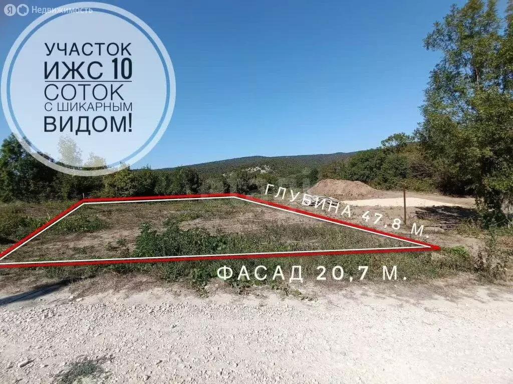 Участок в Сукко, Еловая улица (10 м) - Фото 0