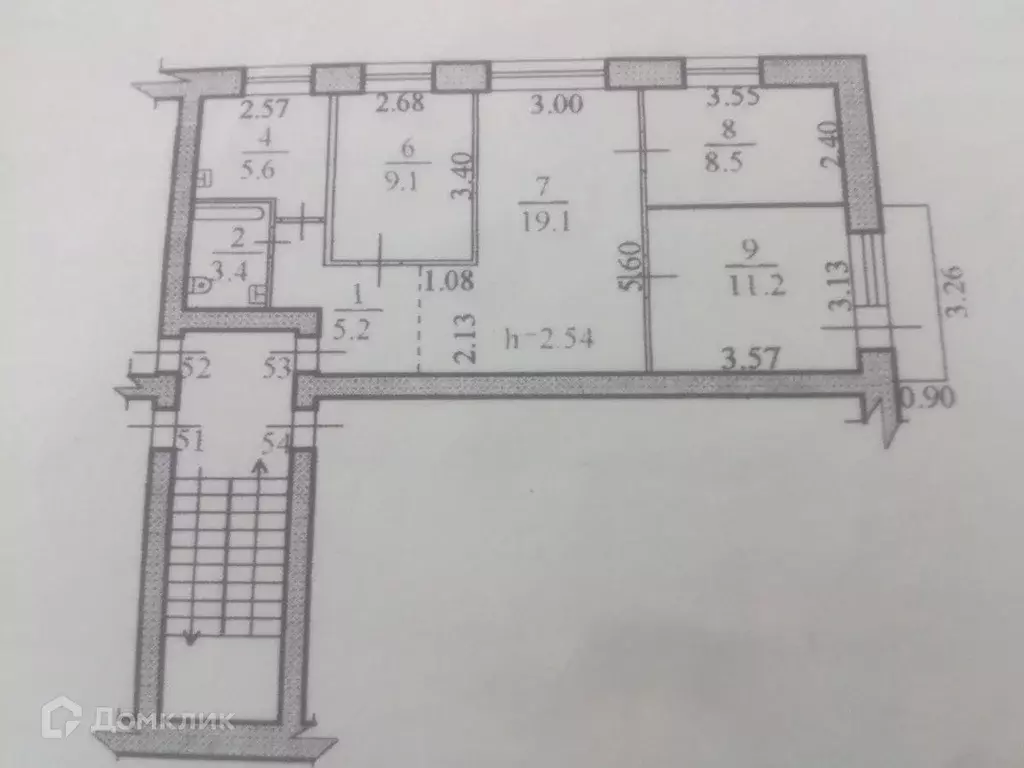 Продаётся 4-к квартира, 62.1 м - Фото 0
