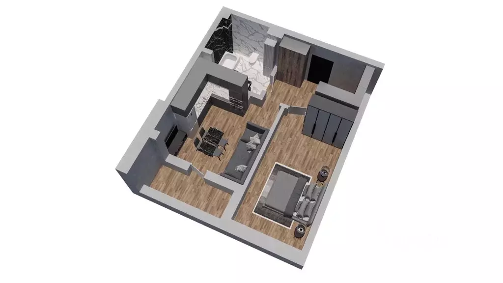 2-к кв. Ростовская область, Батайск ул. Луначарского, 180А (41.47 м) - Фото 2