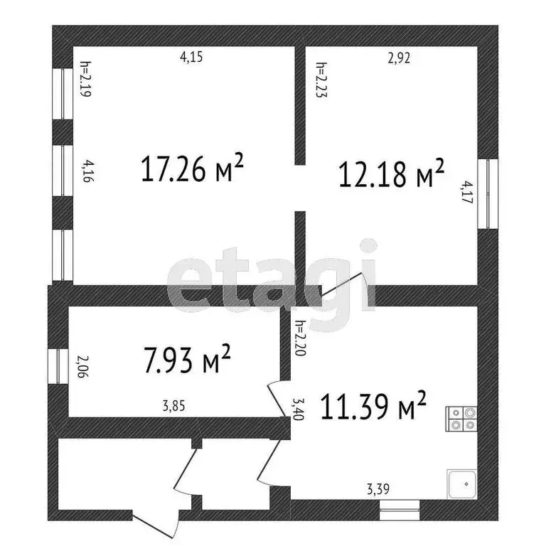 Дом в Ульяновск, улица Кирова (48.8 м) - Фото 1