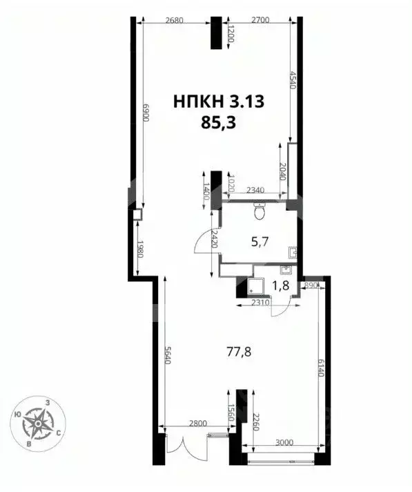 Торговая площадь в Московская область, Ленинский городской округ, д. ... - Фото 2