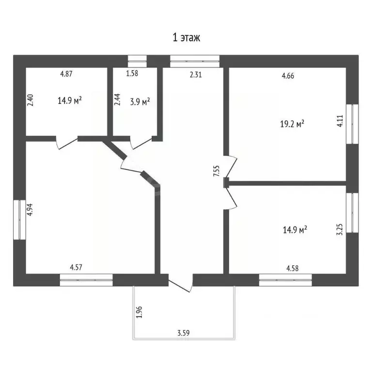 Дом в Крым, Сакский район, с. Охотниково ул. Первомайская (179 м) - Фото 2
