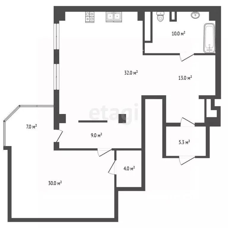 3-к кв. Самарская область, Самара Ново-Садовая ул., 106М (110.0 м) - Фото 2