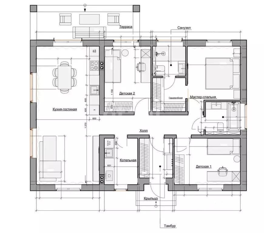 Дом в Курская область, Курск пер. 5-й Степной, 8 (95 м) - Фото 1