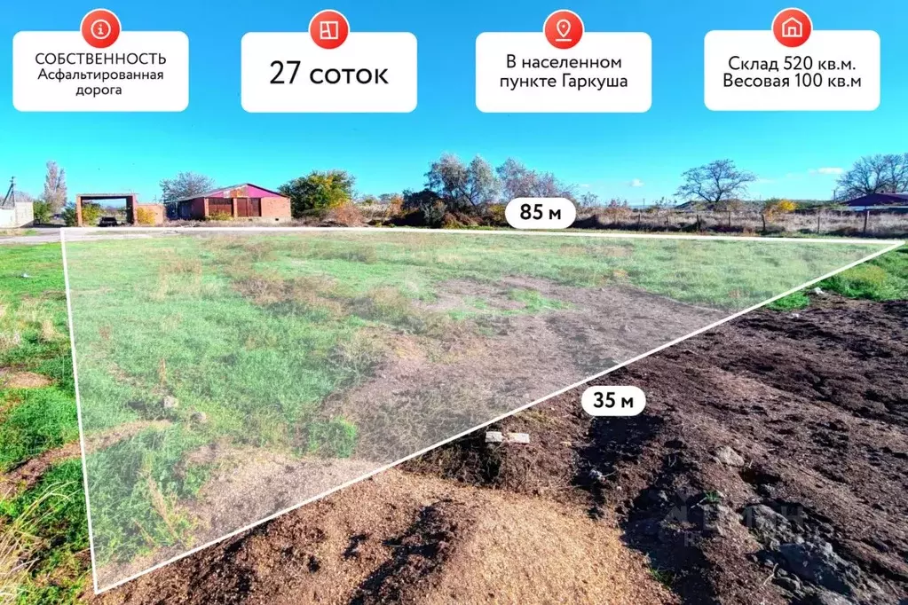 Склад в Краснодарский край, Темрюкский район, Запорожское с/пос, пос. ... - Фото 1