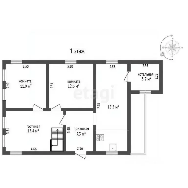 Дом в Тюменская область, Тюмень ул. Шмидта (137 м) - Фото 1