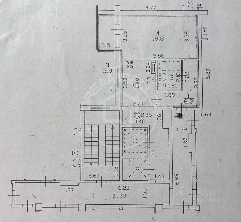 1-к кв. Санкт-Петербург ул. Трефолева, 9к2 (39.0 м) - Фото 1