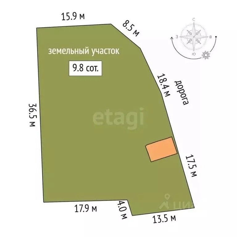 Дом в Марий Эл, Йошкар-Ола Мир СНТ, 7/48А (42 м) - Фото 2