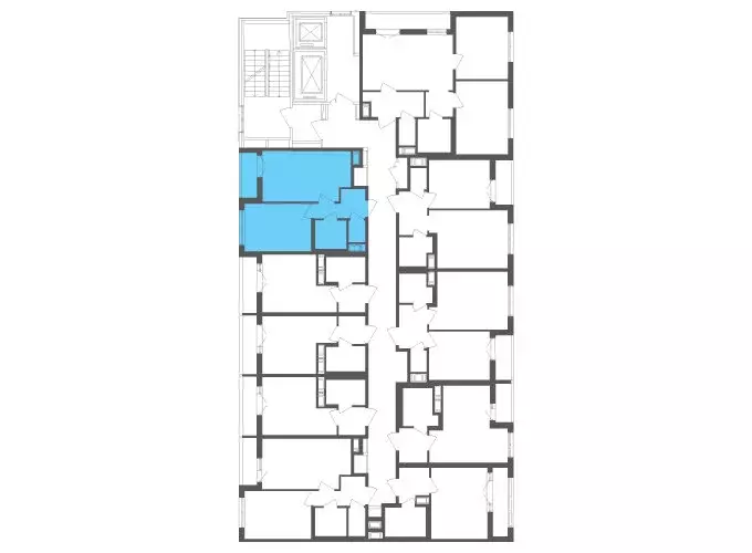 1-комнатная квартира: посёлок Шушары, Старорусский проспект, 3к1 (36.4 ... - Фото 1