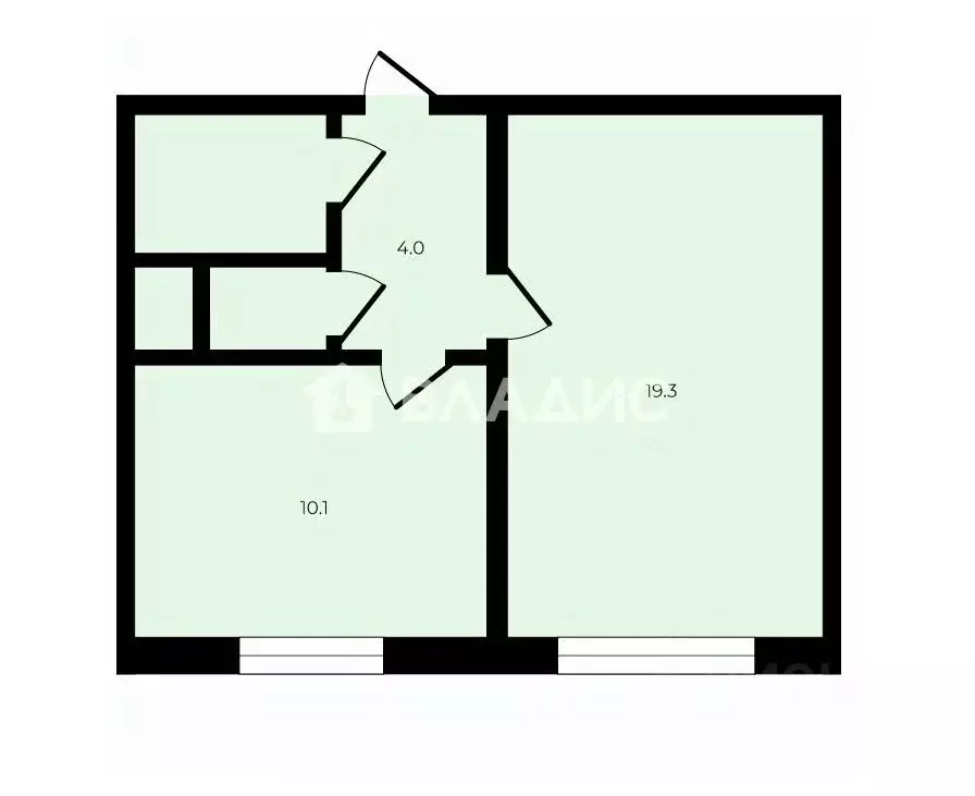 1-к кв. Санкт-Петербург ул. Даниила Хармса, 3к1 (37.6 м) - Фото 2