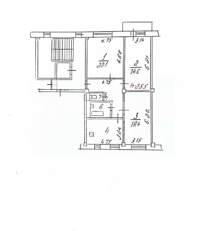 3-к кв. Иркутская область, Иркутск Радужный мкр, 46 (95.5 м) - Фото 2