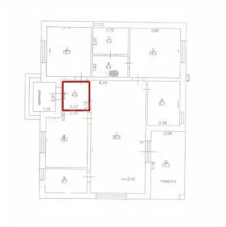 Дом в Воронежская область, с. Новая Усмань ул. Кутузова, 1 (123 м) - Фото 2