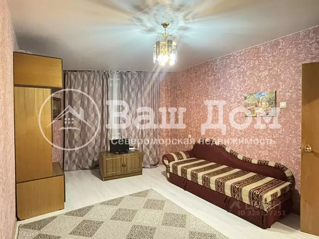 1-к кв. Мурманская область, Североморск Гвардейская ул., 36 (33.1 м) - Фото 1