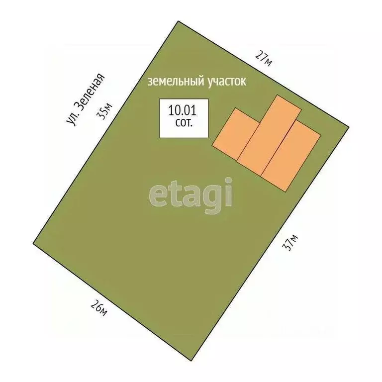 Дом в Забайкальский край, Читинский район, с. Засопка ул. Зеленая, 30А ... - Фото 2