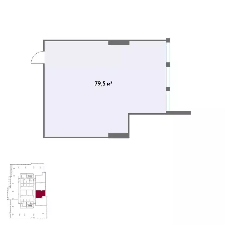 Офис (79.5 м) - Фото 1
