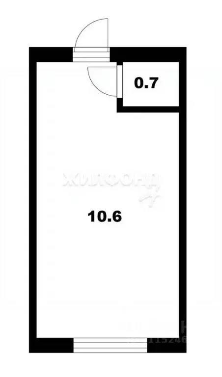 Комната Новосибирская область, Новосибирск ул. Римского-Корсакова, 3 ... - Фото 0