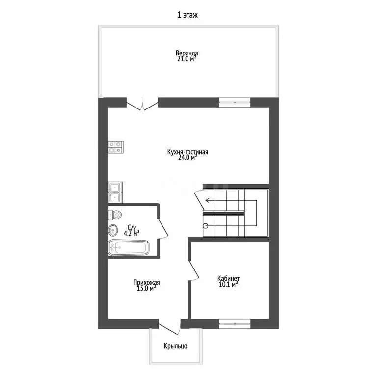 Дом в посёлок городского типа Кратово, Интернациональная улица (132 м) - Фото 2
