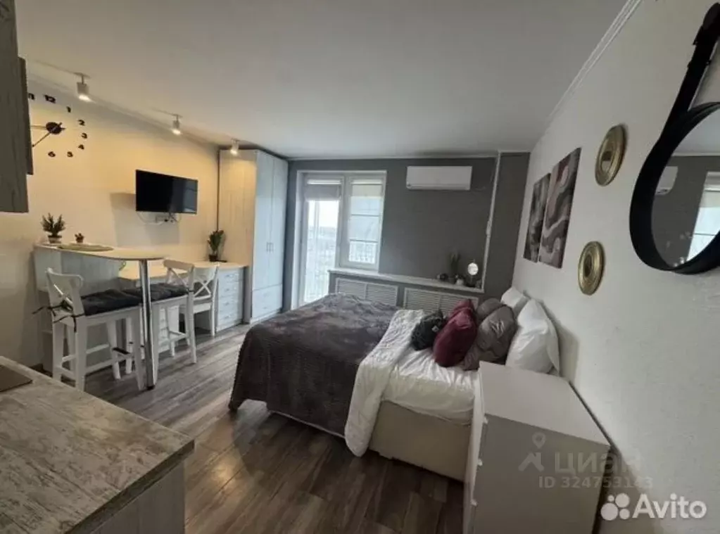 Студия Московская область, Домодедово Востряково мкр, ул. Донская, 3 ... - Фото 1