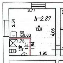 Комната Татарстан, Казань ул. Тимирязева, 6 (15.3 м) - Фото 1