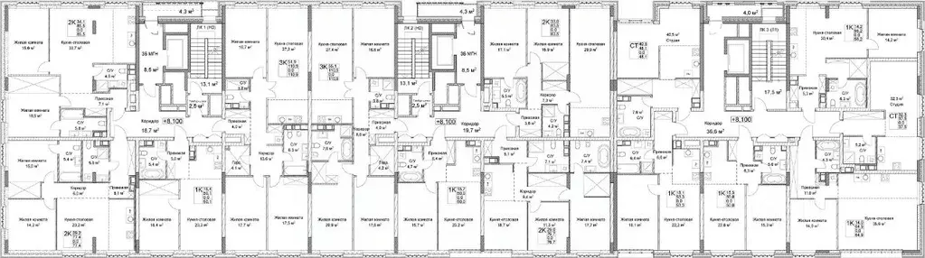 1-к кв. Нижегородская область, Нижний Новгород ул. Максима Горького, ... - Фото 2