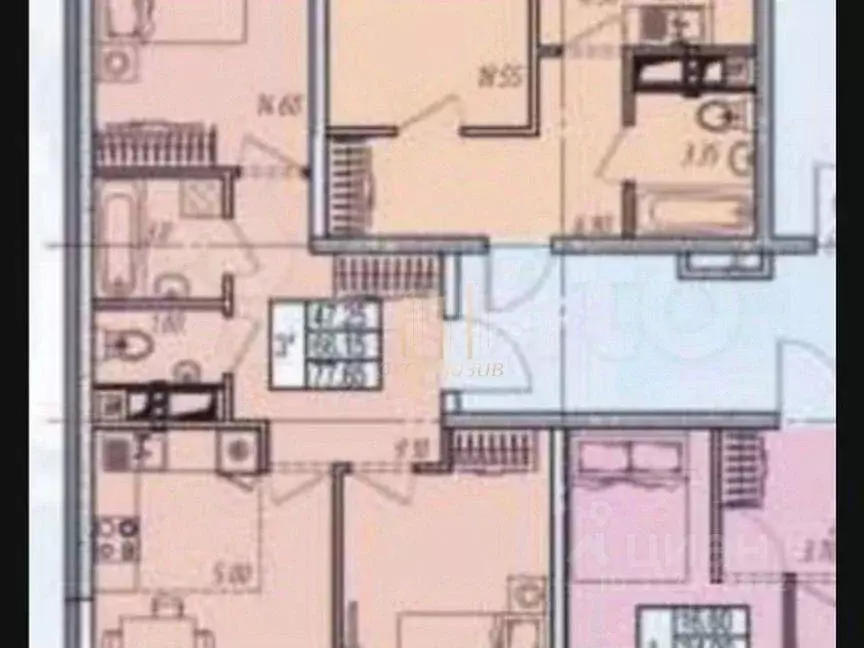 Квартира, 2 комнаты, 78.3 м - Фото 1