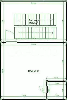 Апартаменты-студия, 25 м, 4/4 эт. - Фото 0