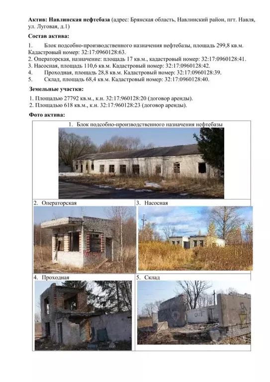 Помещение свободного назначения в Брянская область, Навля рп, пос. ... - Фото 1