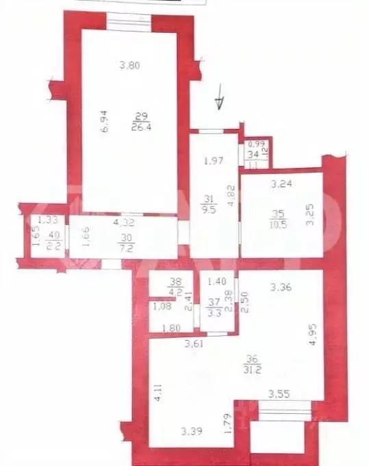 Офис в Татарстан, Казань Бойничная ул., 5 (96 м) - Фото 1