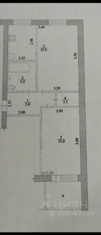 2-к кв. Волгоградская область, Волгоград Тулака мкр, ул. Туркменская, ... - Фото 2