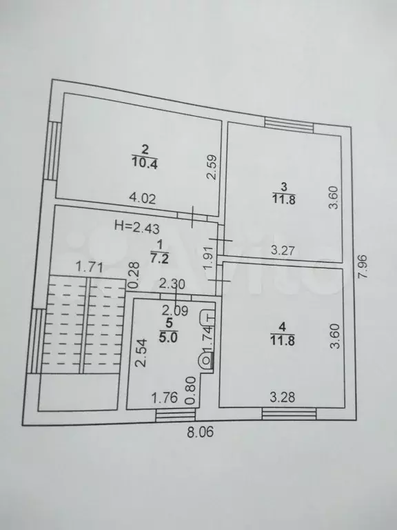 Дом 110 м на участке 7 сот. - Фото 1