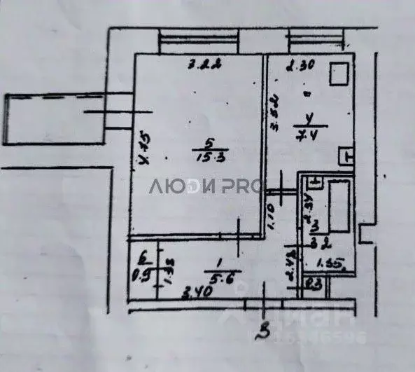 1-к кв. Башкортостан, Уфа Интернациональная ул., 173/1 (32.7 м) - Фото 2