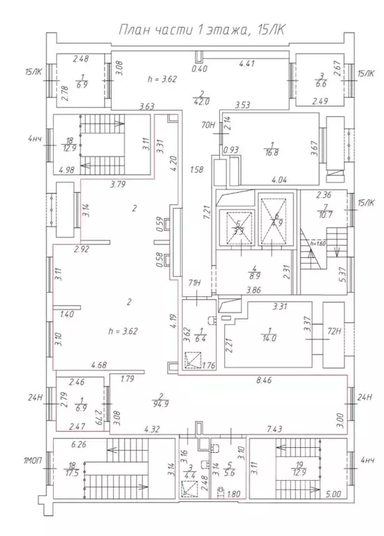 Помещение свободного назначения в Санкт-Петербург бул. Измайловский, ... - Фото 1