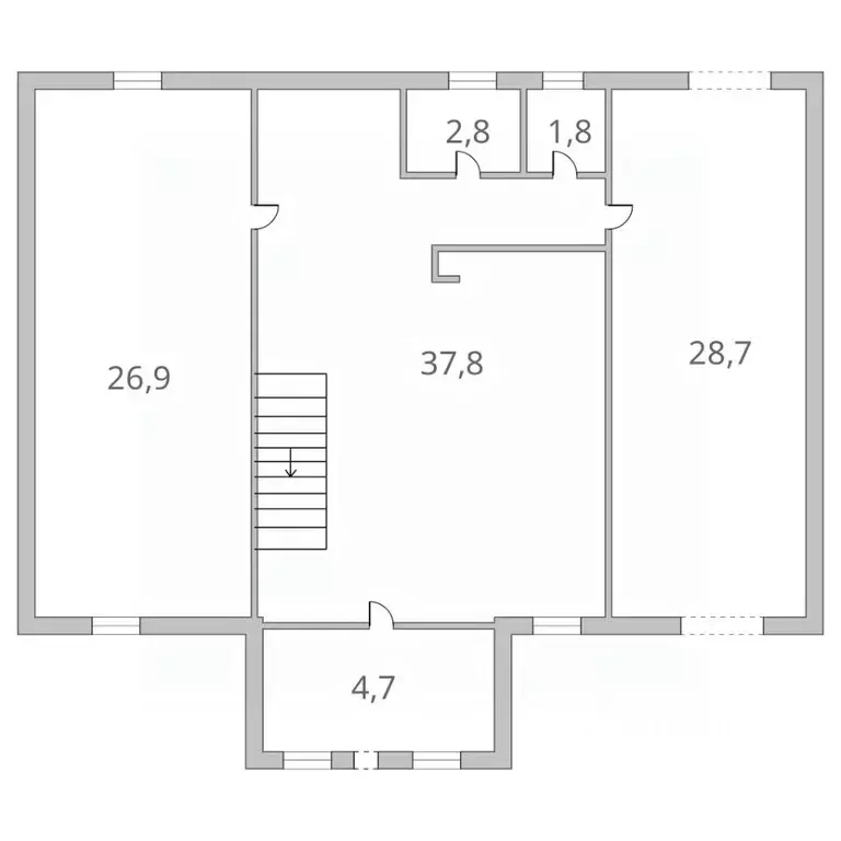 Коттедж в Омская область, Омск ул. Доватора (150 м) - Фото 1