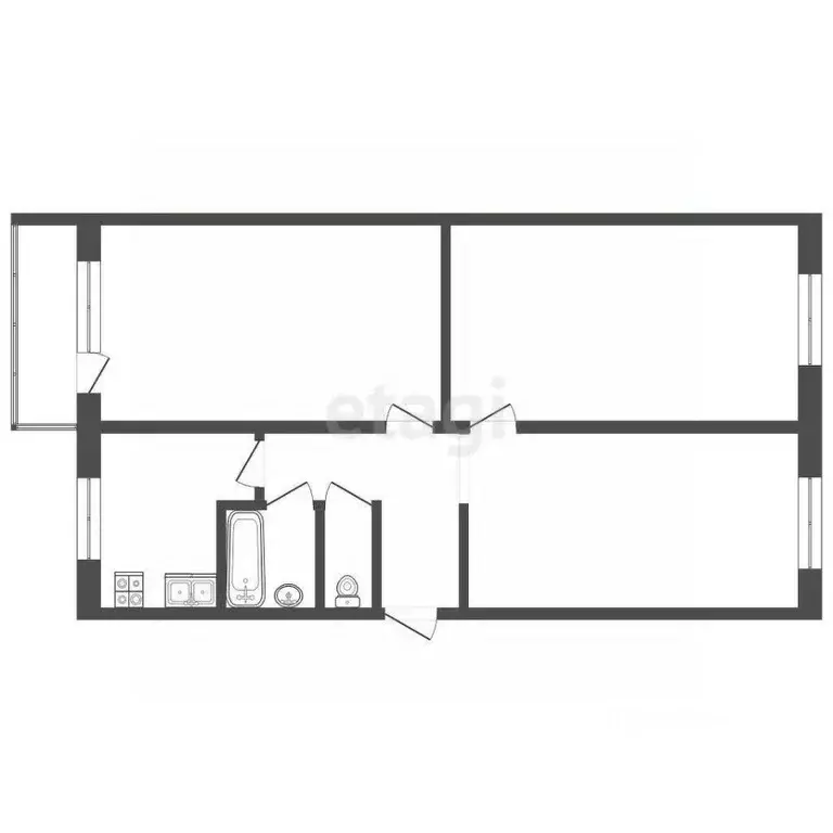 3-к кв. Смоленская область, Рославль 17-й мкр, 4 (61.8 м) - Фото 2