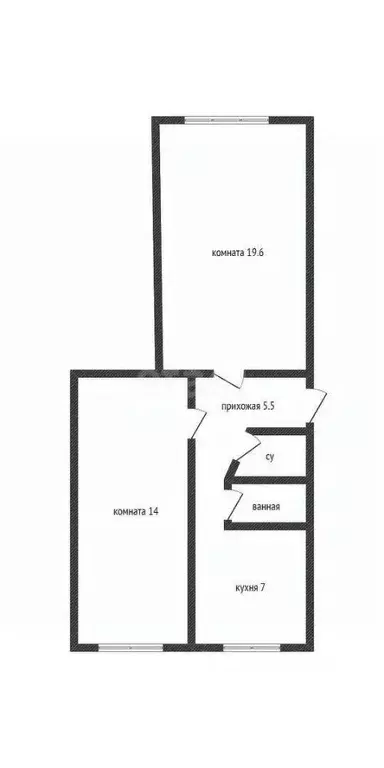 2-к кв. Адыгея, Тахтамукайский район, Яблоновский пгт ул. Андрухаева, ... - Фото 0