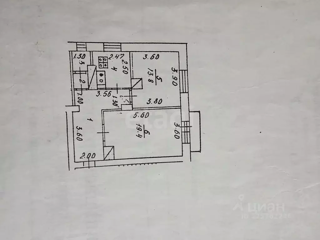 2-к кв. Коми, Ухта пос. УРМЗ, ул. Островского, 6 (52.7 м) - Фото 2