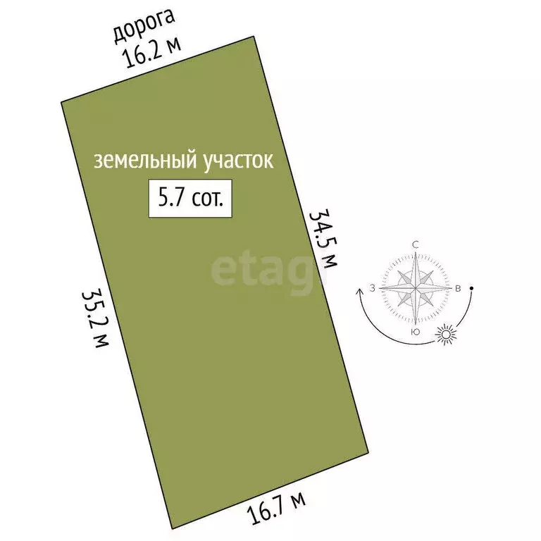 Участок в Костромской район, Бакшеевское сельское поселение, садовые ... - Фото 1