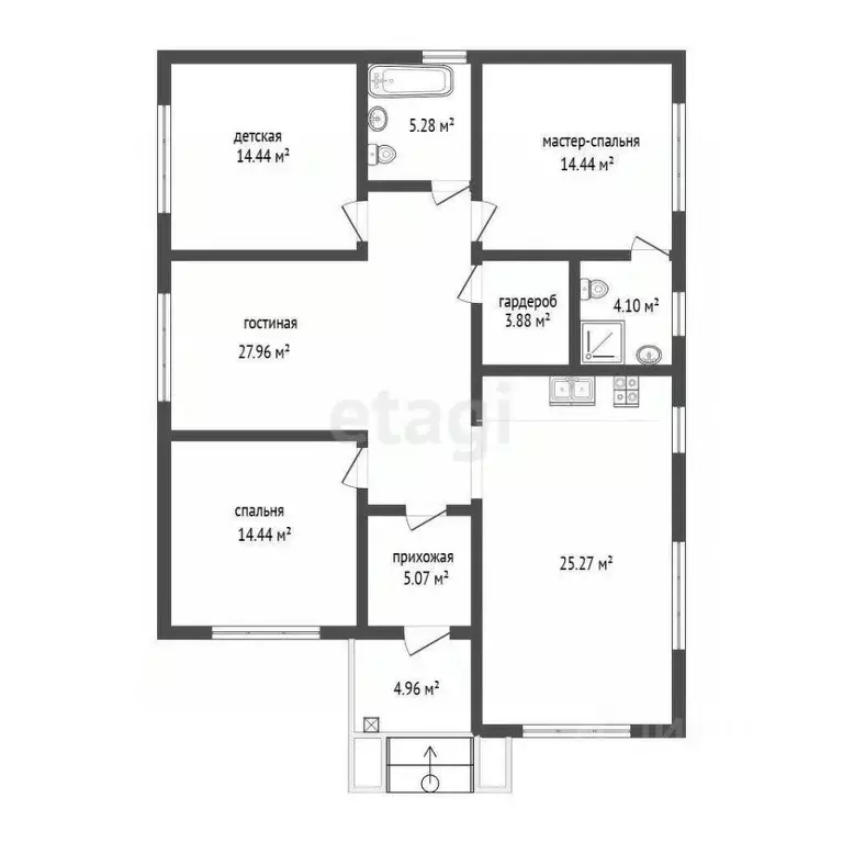 Дом в Тюменская область, Тюмень Тополя-3 СНТ,  (120 м) - Фото 1