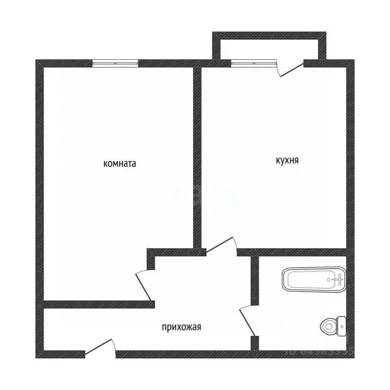 1-к кв. Алтайский край, Бийск ул. Михаила Ломоносова, 37/1 (27.6 м) - Фото 2