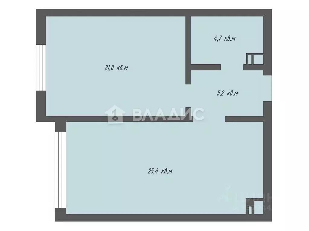 2-к кв. Рязанская область, Рязань Солотча р-н, ул. Почтовая, 4/3 (56.0 ... - Фото 2
