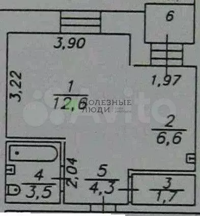 Квартира-студия, 28,7 м, 2/10 эт. - Фото 0