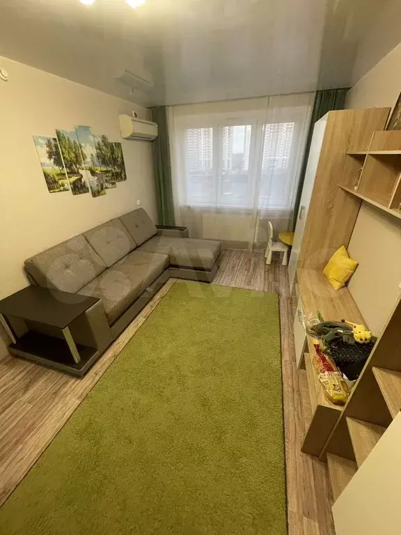 1-к. квартира, 38 м, 6/18 эт. - Фото 1