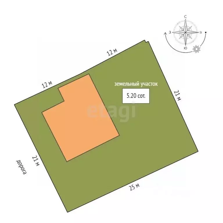Дом в Самарская область, Самара пер. 6-й Карьерный, 57 (63 м) - Фото 1