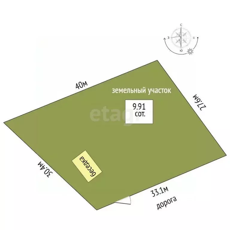 Участок в Ярославская область, Тутаевский муниципальный округ, пос. ... - Фото 1