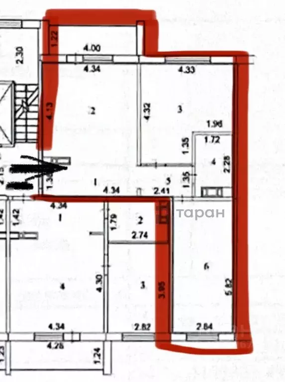 3-к кв. Челябинская область, Челябинск ул. Овчинникова, 20 (64.7 м) - Фото 2